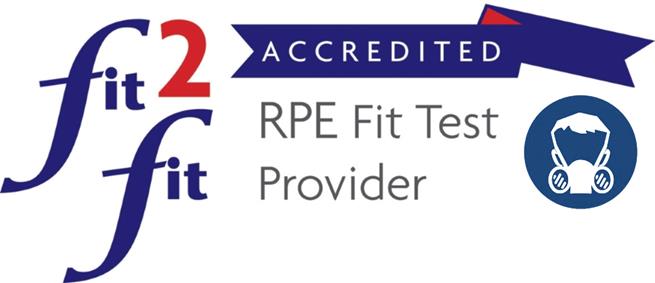RPE Fit Tet Provider Accredited logo for Global OHS Occupational Health Providers